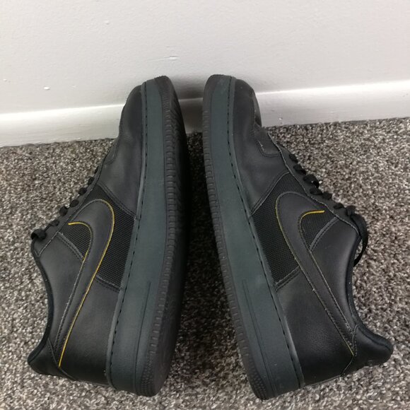 Nike Air Force 1 \'07 Black University Gold Sneakers Mens Size 13 main image 5